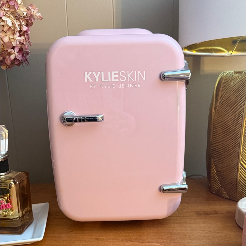 KylieSkin mini skincare fridge by Kylie Jenner